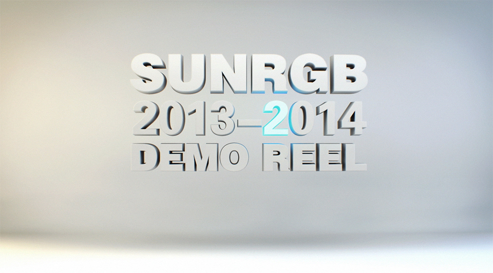 SUNRGB REEL 2013-2014