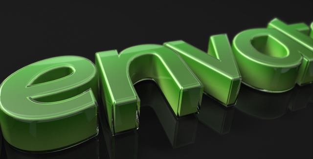 Mit Glas umwickeltes Logo – 1